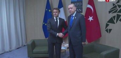 Cumhurbaşkanı Erdoğan, Fransa Cumhurbaşkanı Macron ile telefonda görüştü