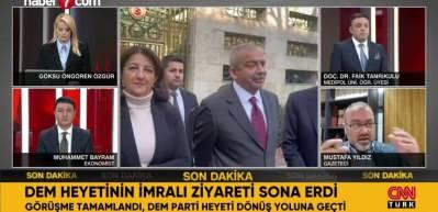DEM heyetinin İmralı ziyareti sona erdi