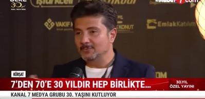 'Gündüz Gece'nin sunucusu Kürşat'tan Kanal 7'nin 30. yılına ilişkin özel açıklamalar