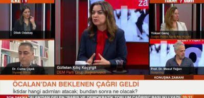 DEM Grup Başkanvekili Koçyiğit: Öcalan'ın çağrısı Suriye'ye değil!