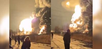 Ukrayna 100'den fazla drone ile vurdu! Dev petrol tesisi faaliyetlerini tamamen durdurdu