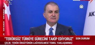 AK Parti s&ouml;zc&uuml;s&uuml; &Ouml;mer &Ccedil;elik "Al ver gibi bir pazarlık yok" dedi