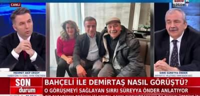 Bahçeli-Demirtaş görüşmesinin detayları ortaya çıktı: Ne Bahçeli tenezzül eder ne Demirtaş