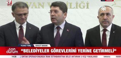 Adalet Bakanı Yılmaz Tun&ccedil;: Sokak hayvanları yasası uygulanmalı