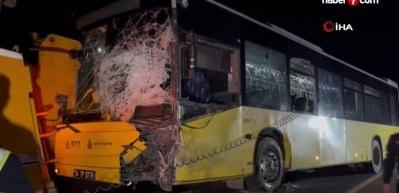 İETT otobüsü ile hafif ticari araç çarpıştı: 1 ölü