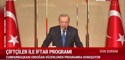 Başkan Erdoğan iftar programı sonrası konuştu