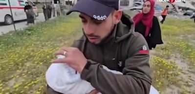 İsrail 25 günlük bebeği öksüz ve yetim bıraktı