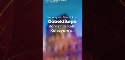 G&ouml;beklitepe'nin tarihi Roma'da canlanıyor
