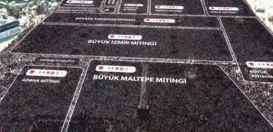 AK Parti'nin B&uuml;y&uuml;k İstanbul mitingi yeniden paylaşıldı! 'Muhalefetin yaptığı mitinglerin toplamı...'