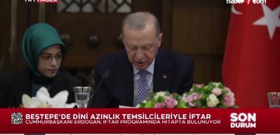 Başkan Erdoğan, dini azınlık temsilcileri ile iftarda bir araya geldi