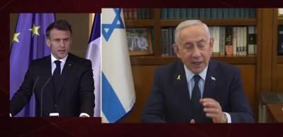 Macron, Netanyahu'dan saldırıları durdurmasını istedi