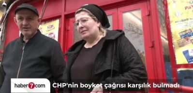 CHP'nin boykot &ccedil;ağrısı sokakta karşılık bulmadı