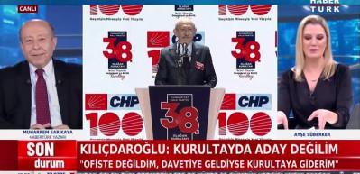 Kemal Kılı&ccedil;daroğlu'dan kurultay a&ccedil;ıklaması: Aday değilim!