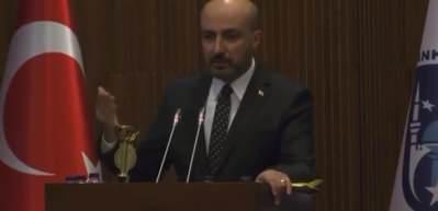 AK Parti Ankara B&uuml;y&uuml;kşehir Belediyesi Grup Başkanvekili'nin konuşması sırasında yayını kestiler