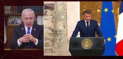 Netanyahu: Macron, Filistin devleti fikrini destekleyerek b&uuml;y&uuml;k bir hata yapıyor