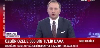 Başkan Erdoğan'dan Özel'e 500 bin liralık tazminat davası