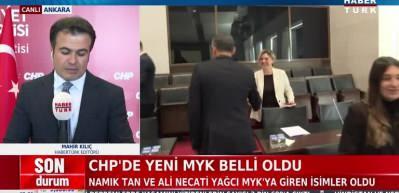 CHP'de yeni MYK belli oldu