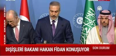 Dışişleri Bakanı Fidan "Gazze'de bir an önce ateşkes sağlanmalı" dedi