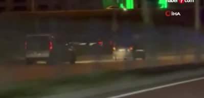 Hollywood filmi değil Gaziantep! Polis, otomobile çarparak durdurdu