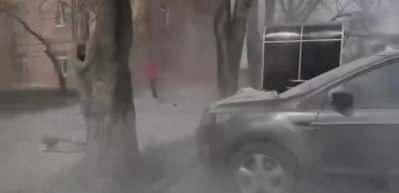 Rusya'dan Ukrayna'ya füze saldırısı! Görüntüler böyle servis edildi