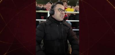 Spiker Özkan Öztürk, Declan Rice’ın ikinci frikik golünü anlattığı anlar