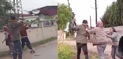 1 kişinin öldüğü, 1 kişinin ağır yaralandığı silahlı kavga kamerada