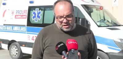 Ambulansa silahla ateş açtılar!
