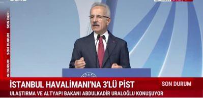 İstanbul Havalimanında yeni d&ouml;nem başladı! 3'l&uuml; pist a&ccedil;ılışı ger&ccedil;ekleşti