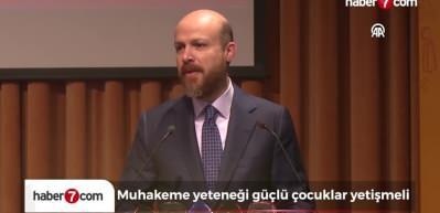 3. &Ccedil;ocuklar İ&ccedil;in Felsefe &Ccedil;alıştayı'nda Bilal Erdoğan konuştu