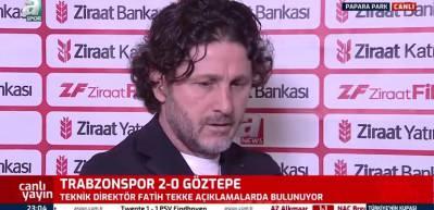 Fatih Tekke: "Hak edilmiş bir galibiyet, finaldeyiz"