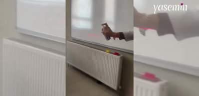 Öğrencileri ile ışık yayılma konusunu böyle işledi! Görenlerin ilgisini çekti