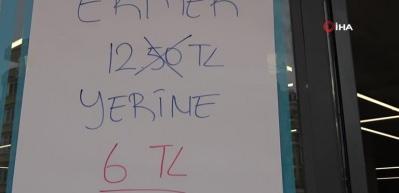 Antalya'da iki marketin fiyat rekabeti ekmeği 6 TL'ye kadar d&uuml;ş&uuml;rd&uuml;