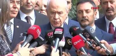 Bahçeli: “Türkiye’yi şiddet sarmalına çekmek tarihi bir yanlıştır”