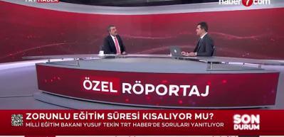 Bakan Tekin'den gündeme dair açıklamalar