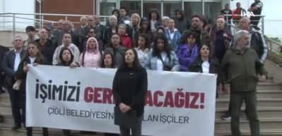 Çiğli Belediyesi'nden atılan kadın işçiler CHP Genel Merkezi'ne yürüyüş başlattı