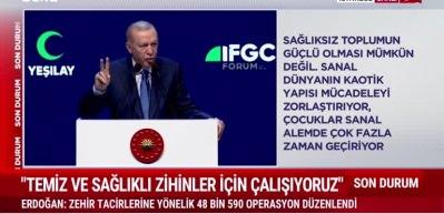 Cumhurbaşkanı Erdoğan alkolü modernlik olarak gösterenlere tepki gösterdi