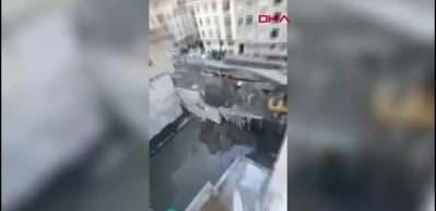 Gaziosmanpaşa'da temel çökmesi: İki bina tahliye edildi