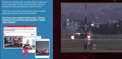 MSB "T&uuml;rkiye, Pakistan'a 6 u&ccedil;ak dolusu silah g&ouml;nderdi"  iddiasına cevap verdi