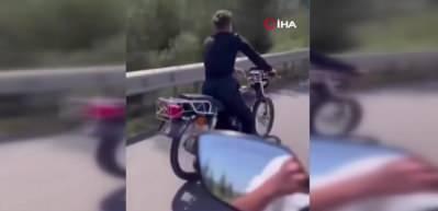 Ölüme yarış yapan 2 motosikletli hiç unutamayacakları cezayla karşılaştı