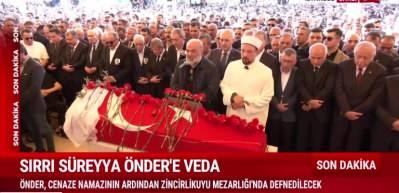 Sırrı Süreyya Önder son yolculuğuna uğurlandı