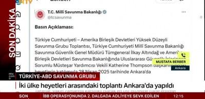 T&uuml;rkiye-ABD toplantısı sona erdi! 