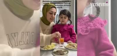 Bulduğu oyunla yemek yemeyen kızına yemek yedirdi! "Durmazsa yemek yiyecek..."