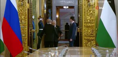 Putin: Filistin ve Rusya halkları g&uuml;&ccedil;l&uuml; bir dostluk bağıyla birbirine bağlıdır