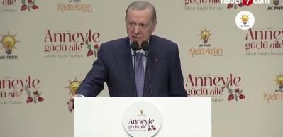  Başkan Erdoğan, Anneyle Güçlü Aile, Aileyle Güçlü Türkiye Programı'nda konuştu