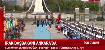 Cumhurbaşkanı Erdoğan'dan kritik görüşme! Irak Başbakanı Ankara'da!