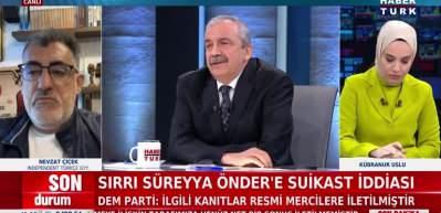 DEM Parti'den Sırrı Süreyya Önder için suikast açıklaması