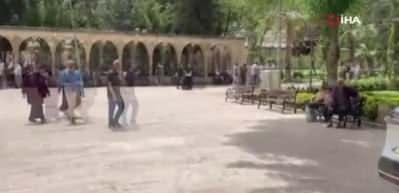 Dervişoğlu'ndan Balıklıgöl'de tepki çeken hareket: Yaya alanda araçla gezdi