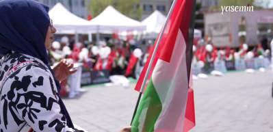 Kadınlar Gazze için ayakta: İstanbul’da anlamlı eylem