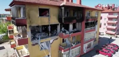 Konya'da doğalgaz patlaması apartmanı harabeye çevirdi: 13 yaralı