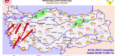 Meteoroloji sağanak yağış içini 13 ile uyarılarda bulundu